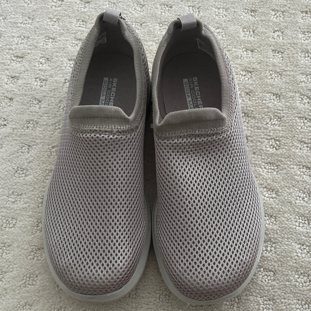 Skechers Air Cooled Goga Mat Mesh Slip-Ons